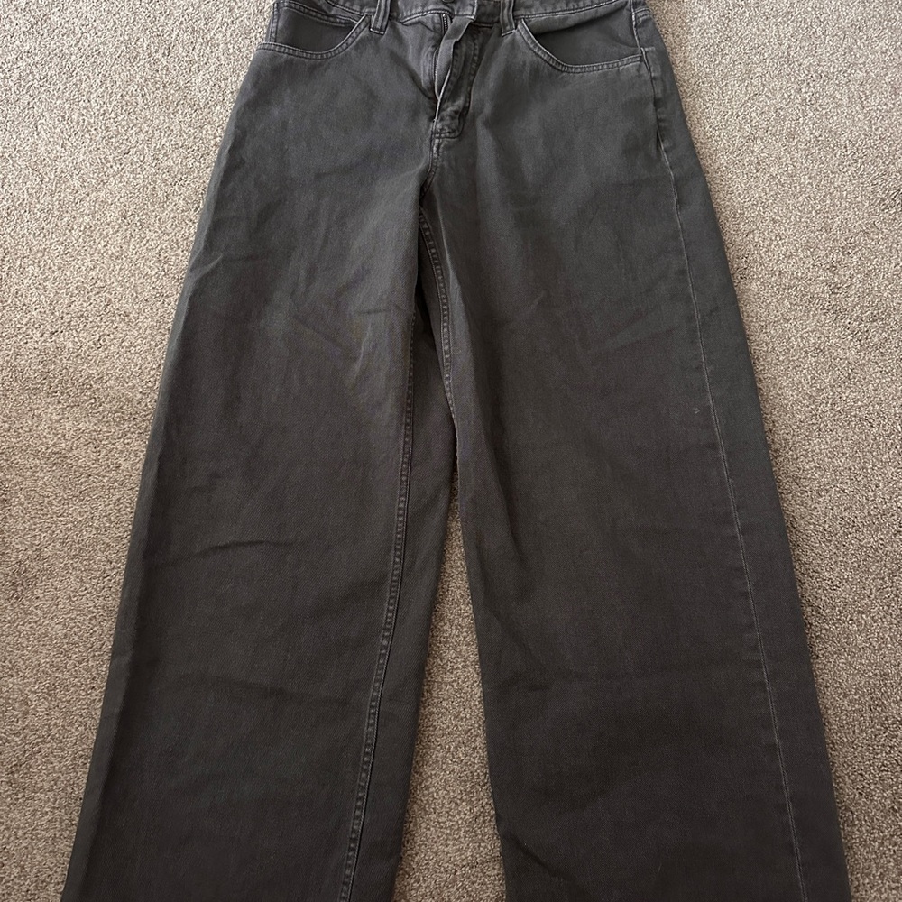 ARITZIA/TNA Charcoal Denim Pants